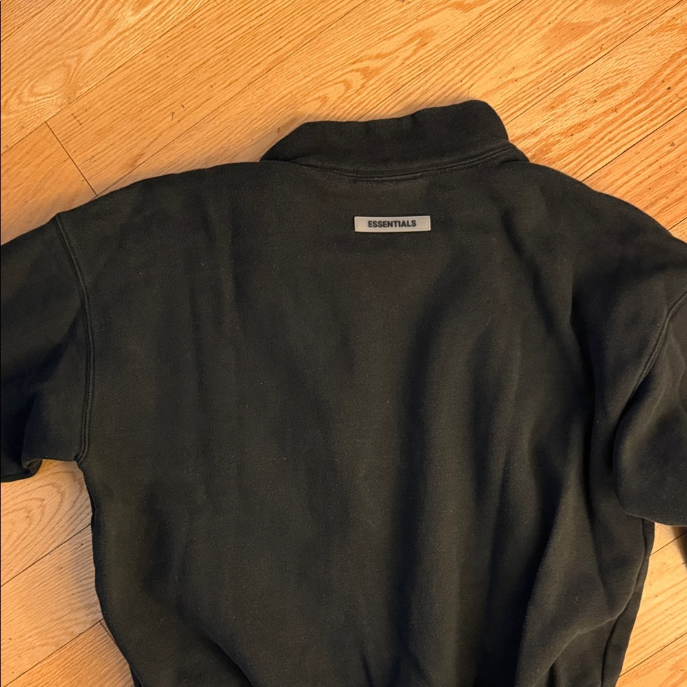 Essentials Charcoal Turtleneck Sweatshirt - image 3
